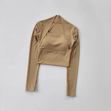 SoftForm™ Long-Sleeve Yoga Top — Seamless Poise