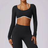 SoftForm™ Long-Sleeve Crop — Seamless Control