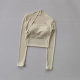 SoftForm™ Long-Sleeve Yoga Top — Seamless Poise