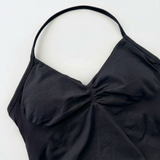 Black SoftForm™ Tank top on a white background